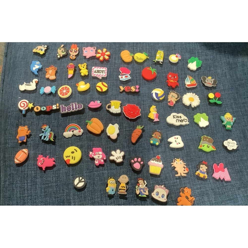 Lot of 66 Random Croc Charms